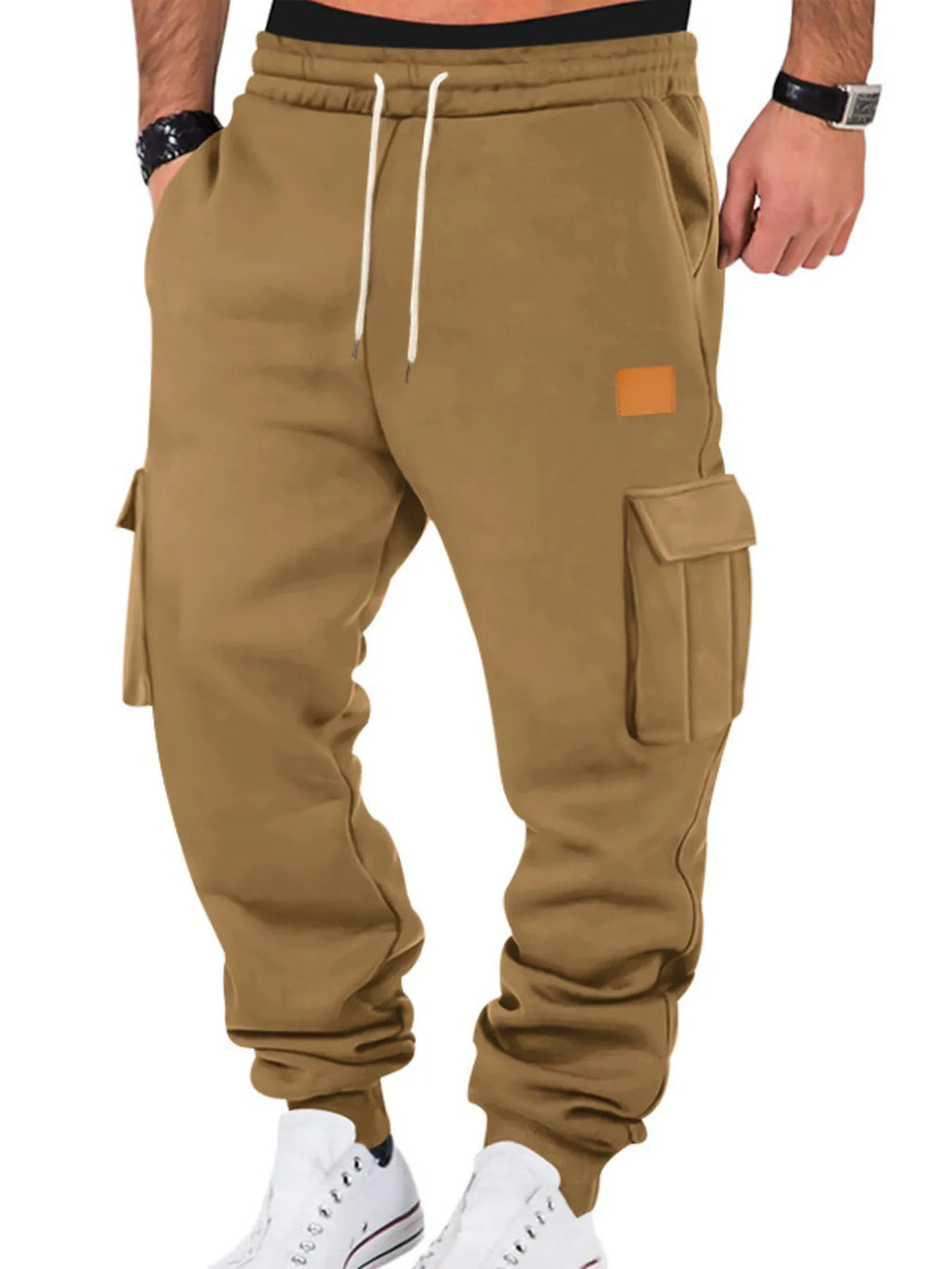 Men's Drawstring Cargo Jogger Pants