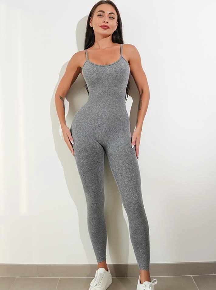 One Piece Jumpsuit w/Spaghetti Straps & Tummy Control
