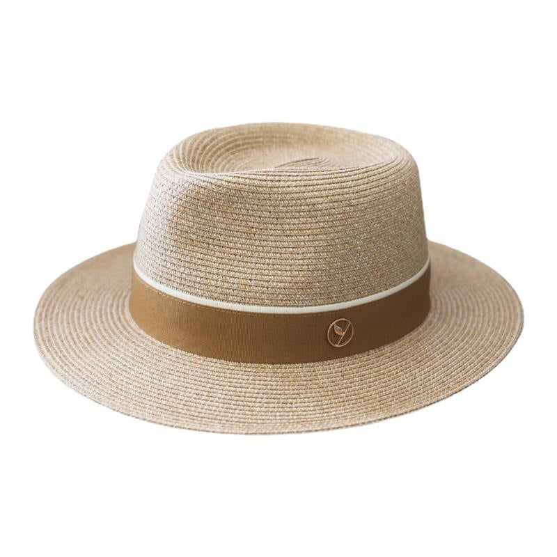 Sun-Proof Beach Straw Men's Top Hat