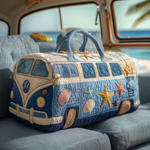 Quilted Embroidery Travel Bag