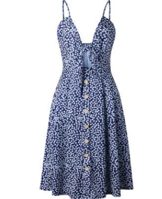 Women's Summer Sleeveless Backless Strap Close-fitting Long Dress