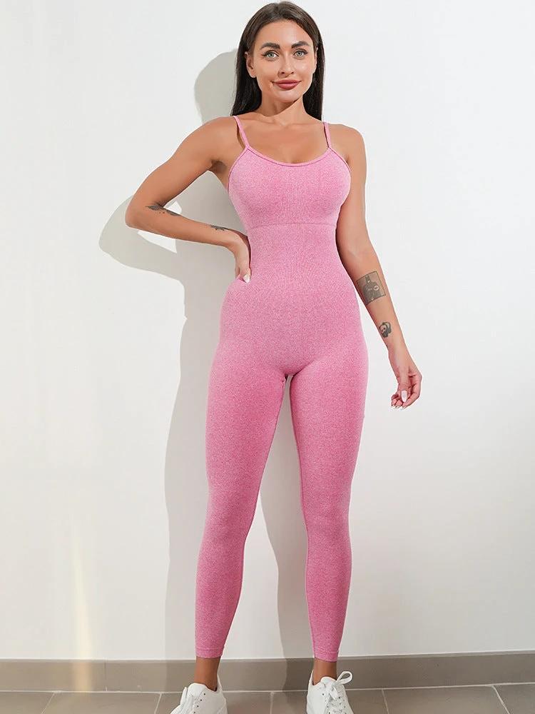 One Piece Jumpsuit w/Spaghetti Straps & Tummy Control