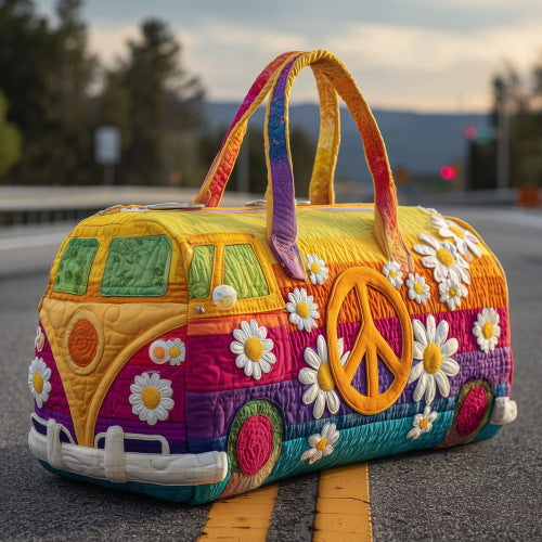 Quilted Embroidery Travel Bag