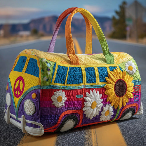 Quilted Embroidery Travel Bag