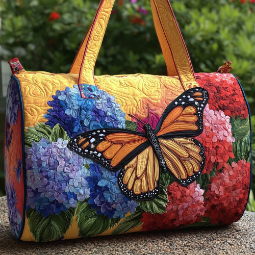 Quilted Embroidery Travel Bag