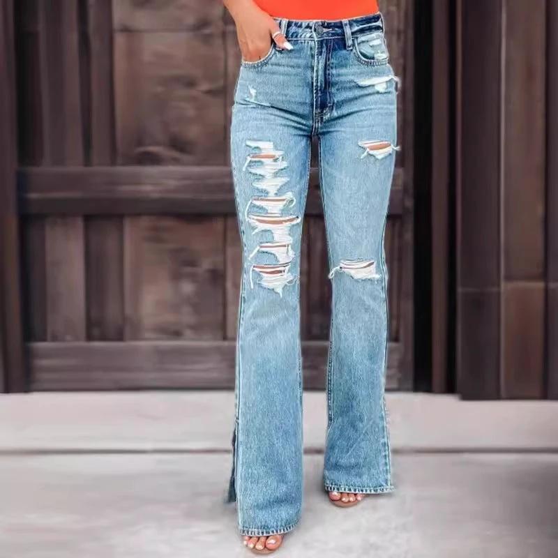 High Waist Stretch Jeans