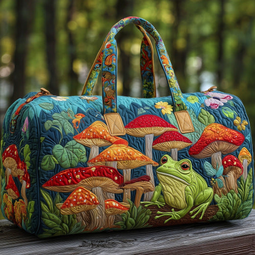 Quilted Embroidery Travel Bag