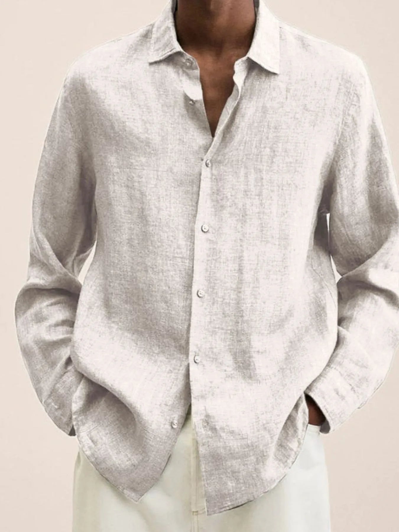 Men's Button-Down Long Sleeve Shirt