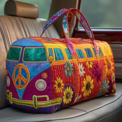Quilted Embroidery Travel Bag
