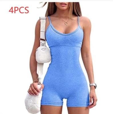 Women's Spaghetti Strap Shorts Jumpsuit/Romper