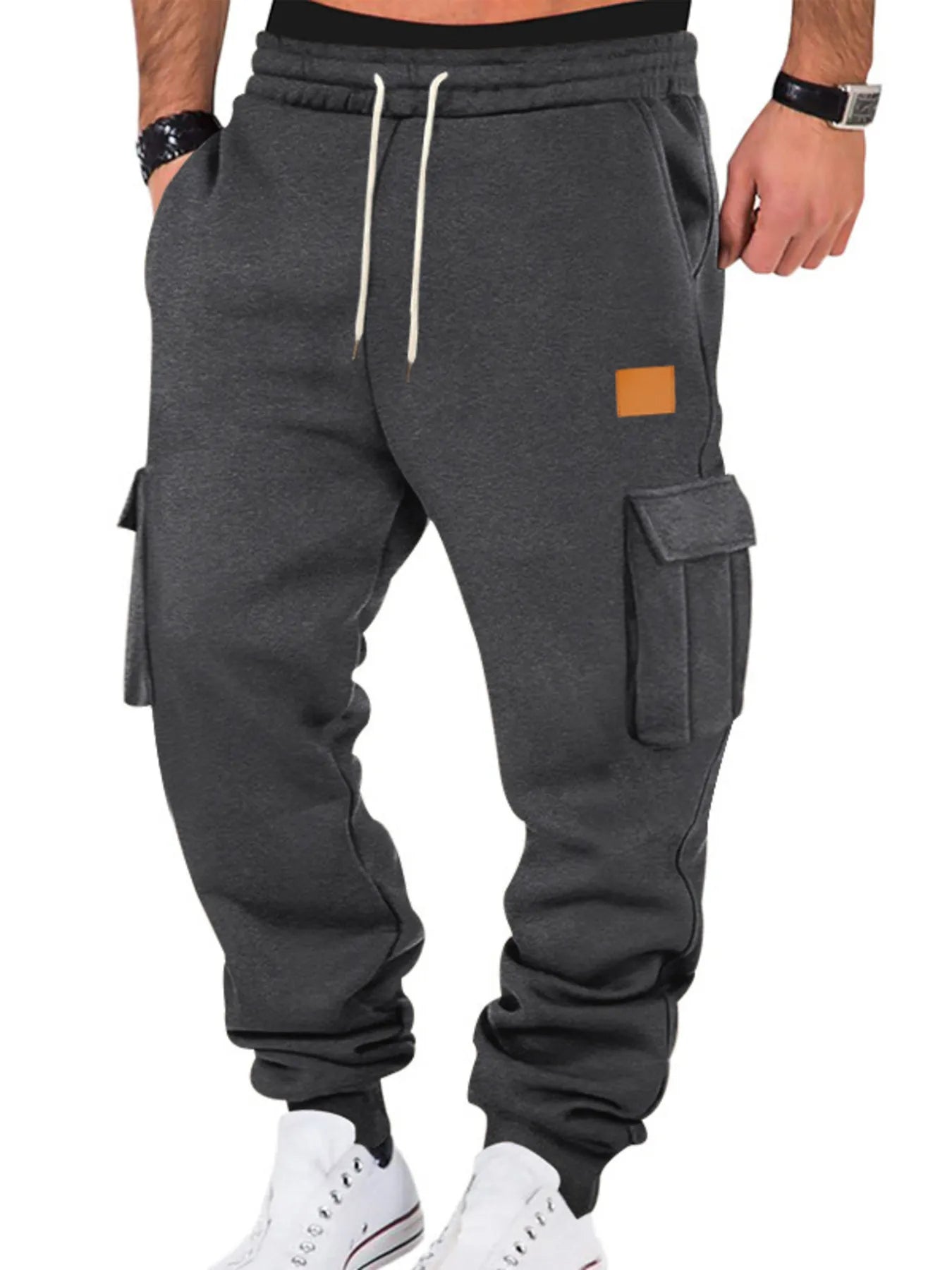 Men's Drawstring Cargo Jogger Pants