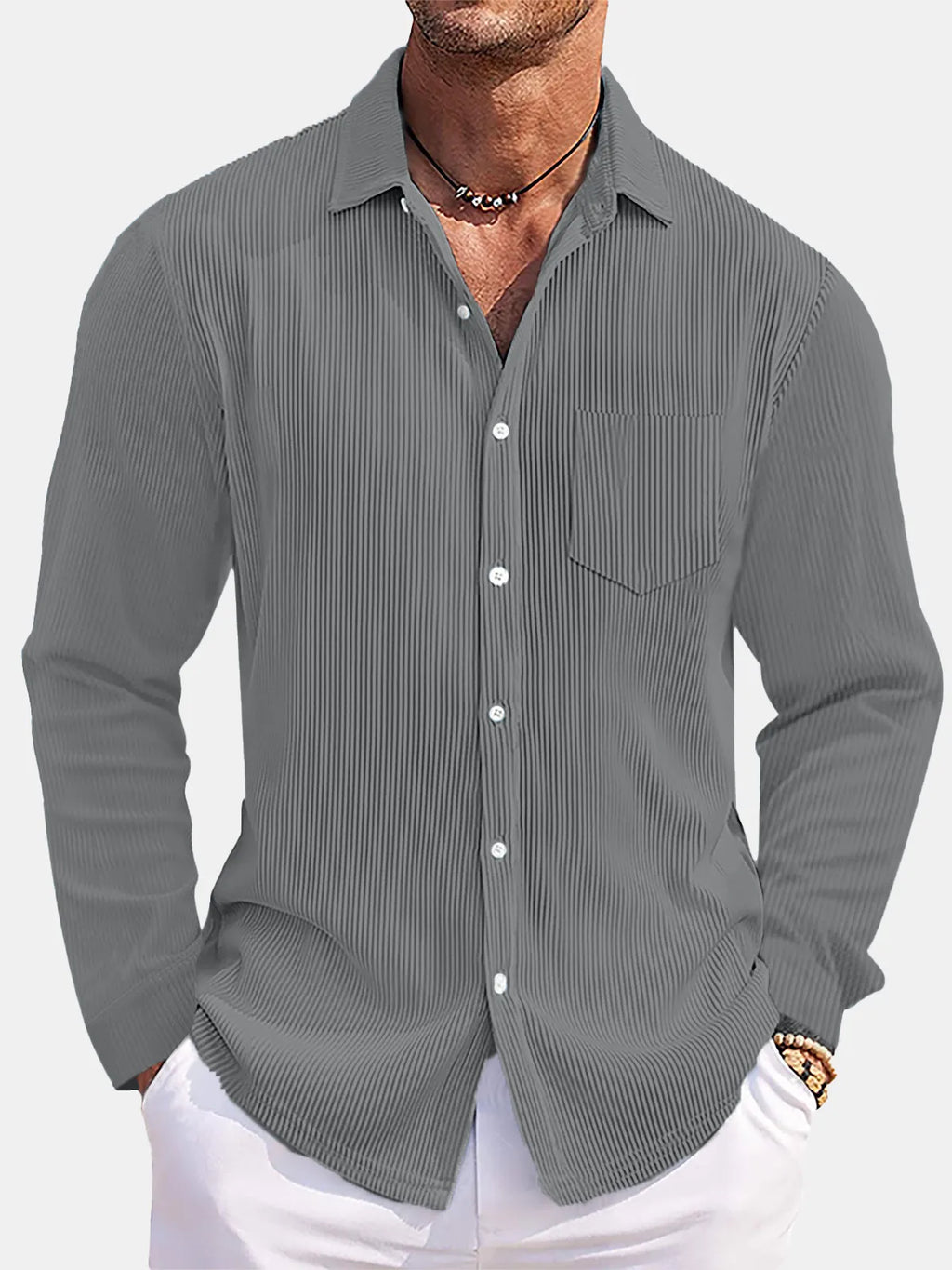 Men's Button Down Long Sleeve Shirt