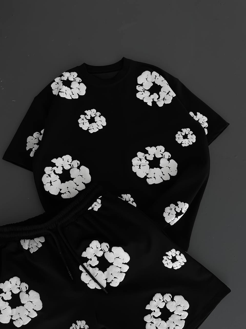 Men's Floral Shorts Set