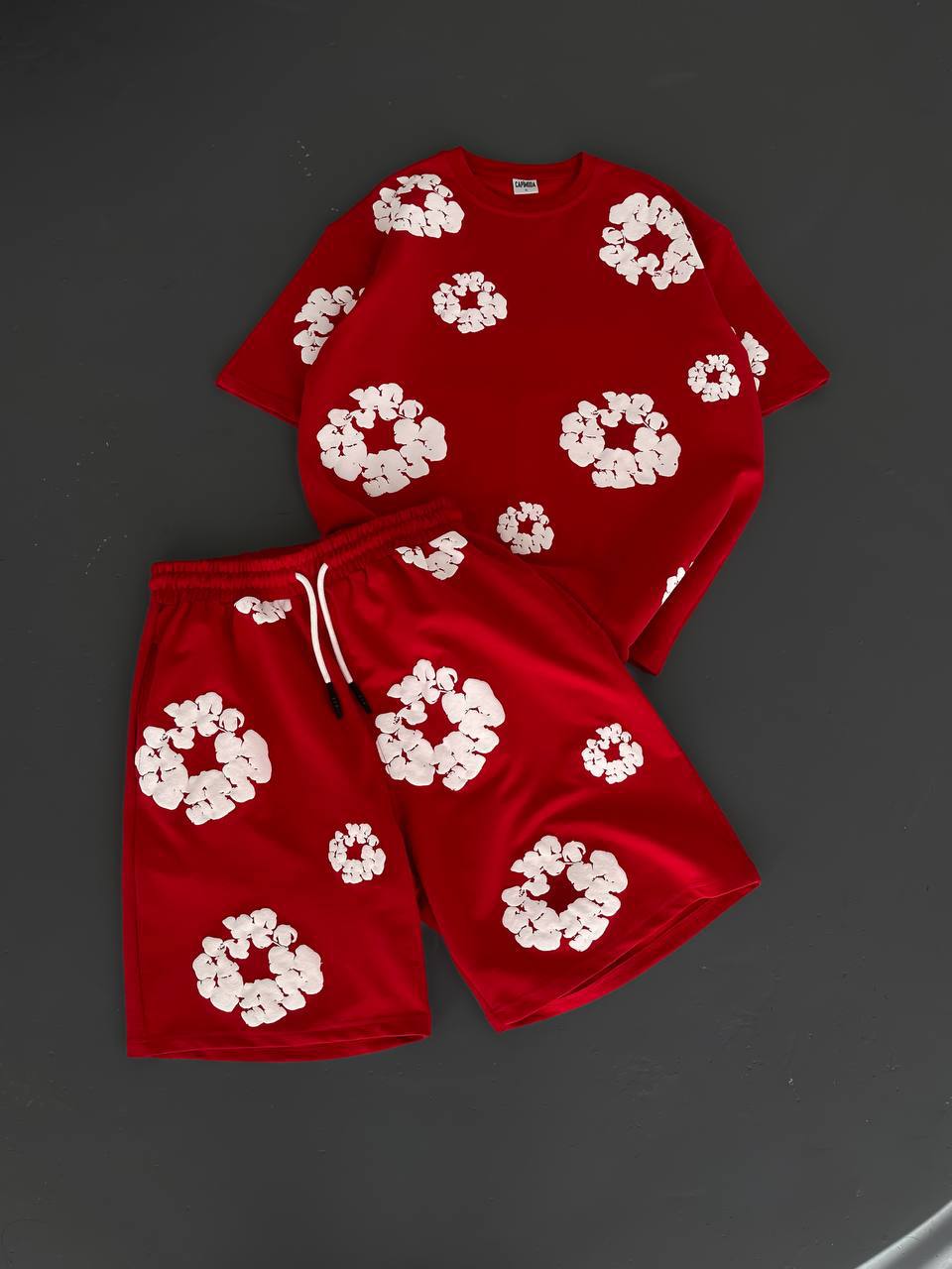 Men's Floral Shorts Set