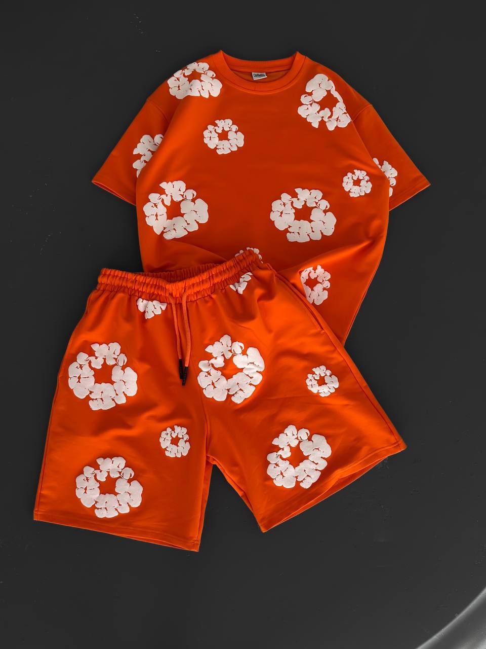 Men's Floral Shorts Set