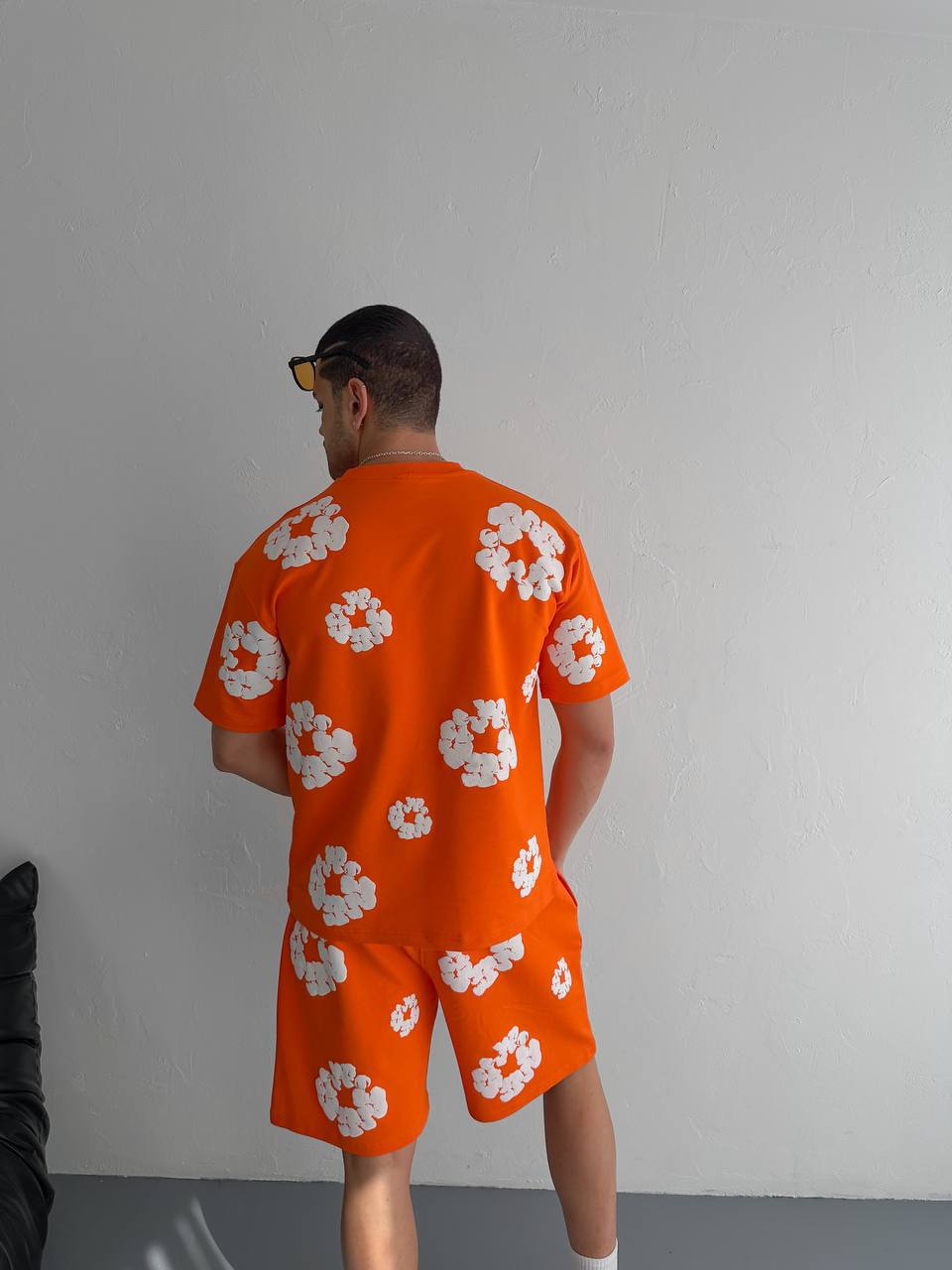 Men's Floral Shorts Set