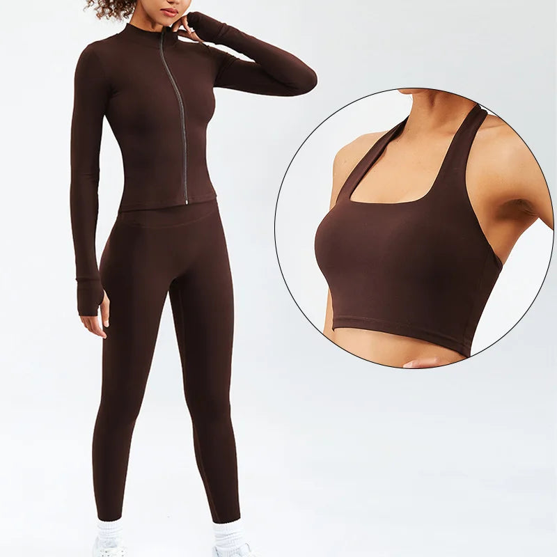 Yoga Set for Women  Fitness  Gym  Workout Clothes