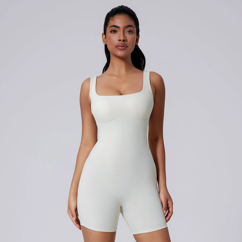 Tight Quick-Drying Yoga/Fitness Short Jumpsuit