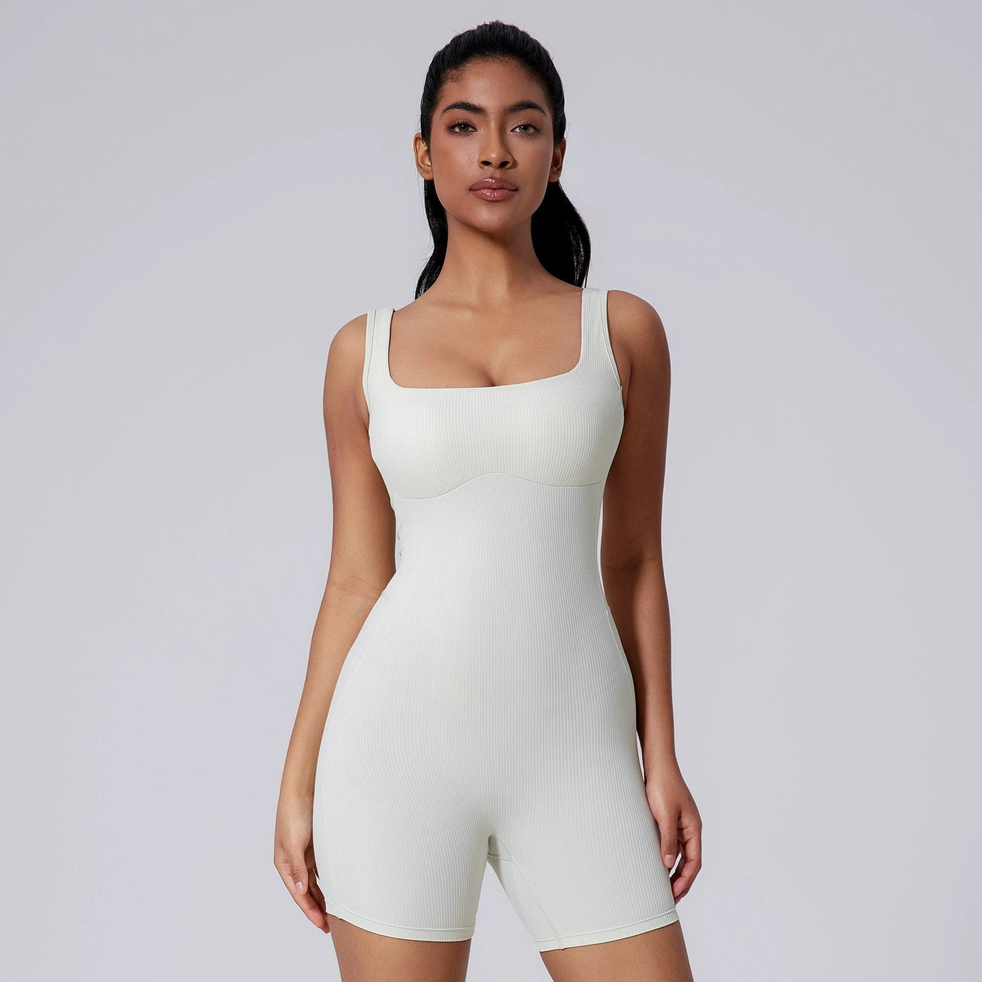 Tight Quick-Drying Yoga/Fitness Short Jumpsuit