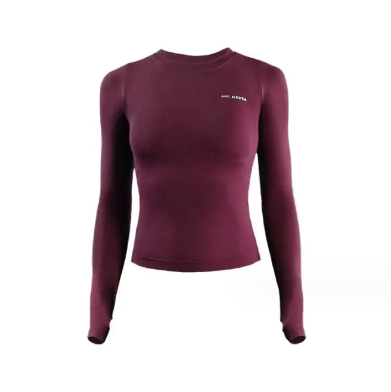 Women's Long Sleeve Quick-dry Yoga Shirt