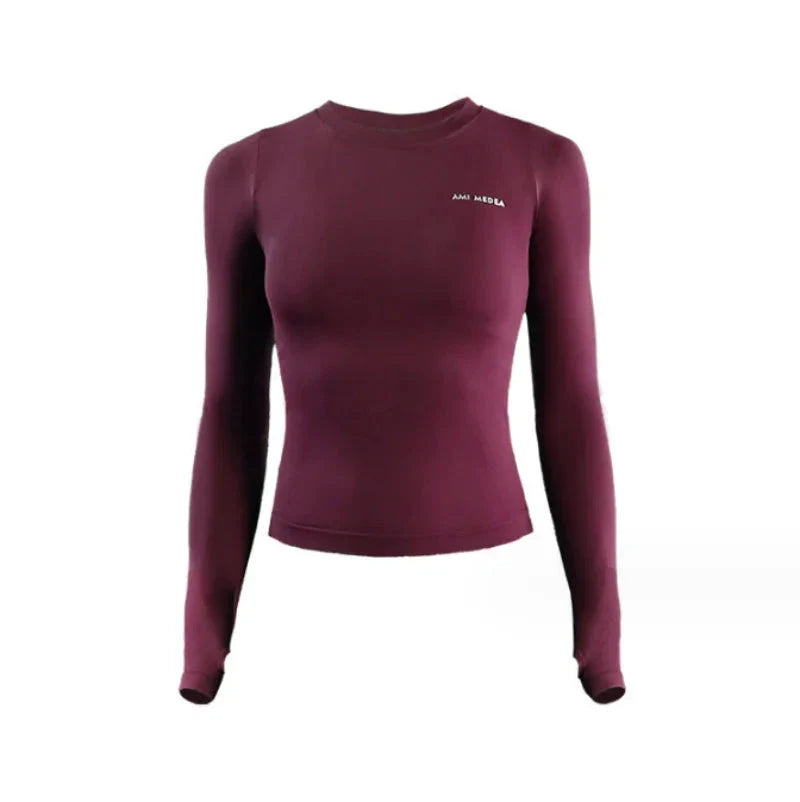 Women's Long Sleeve Quick-dry Yoga Shirt
