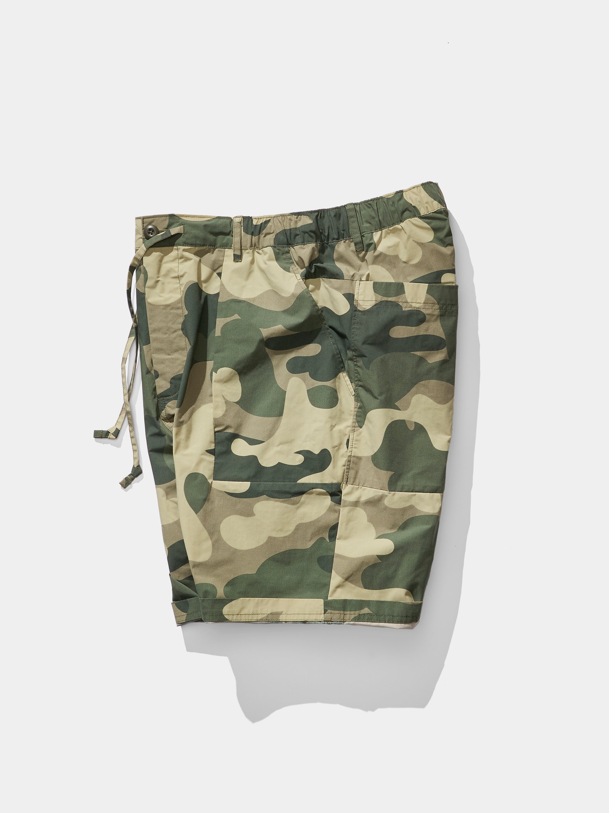 Slouchy Fatigue Shorts