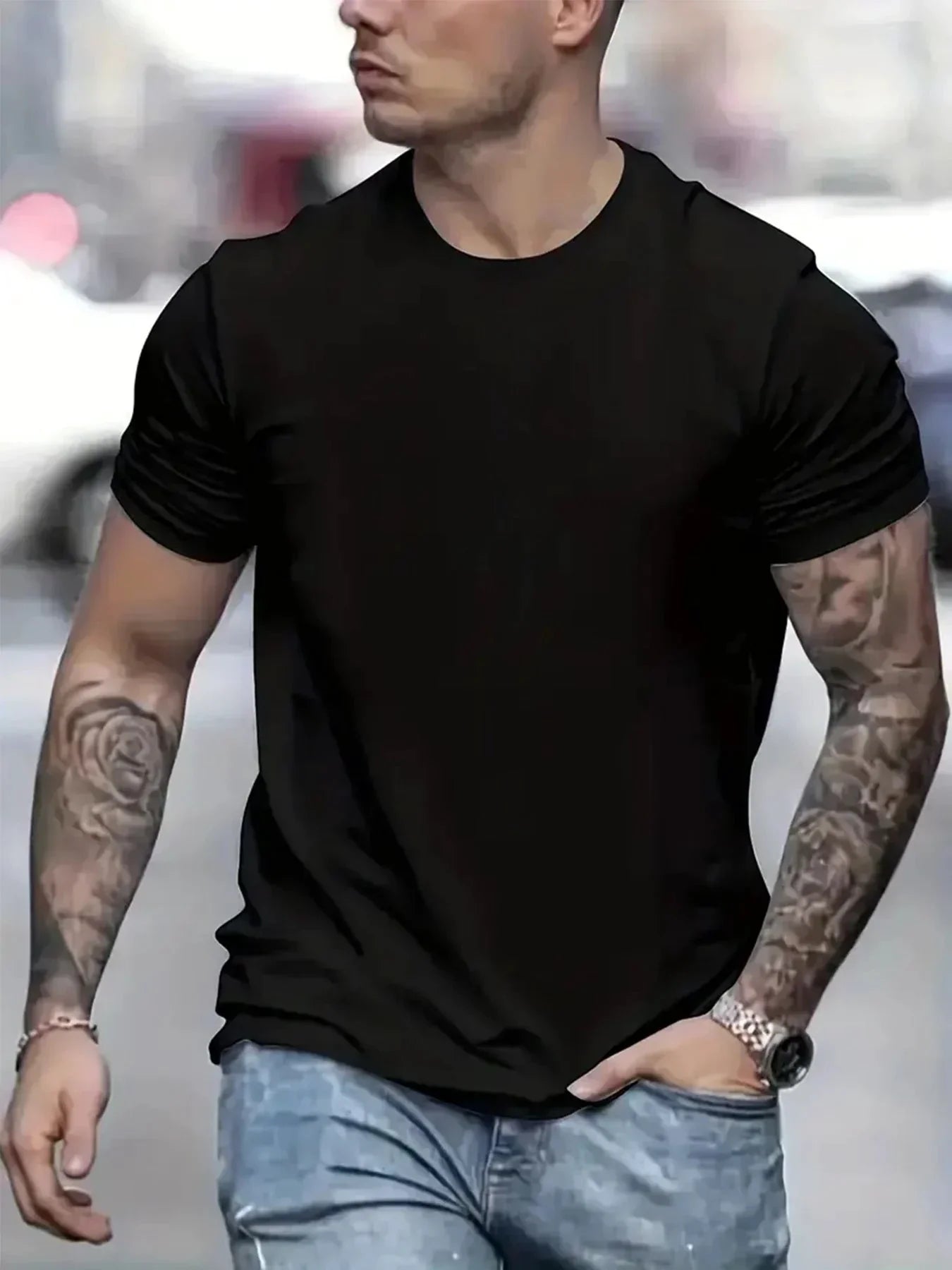 Mandotos Cotton T Shirts Pack Of Five Short Sleeve