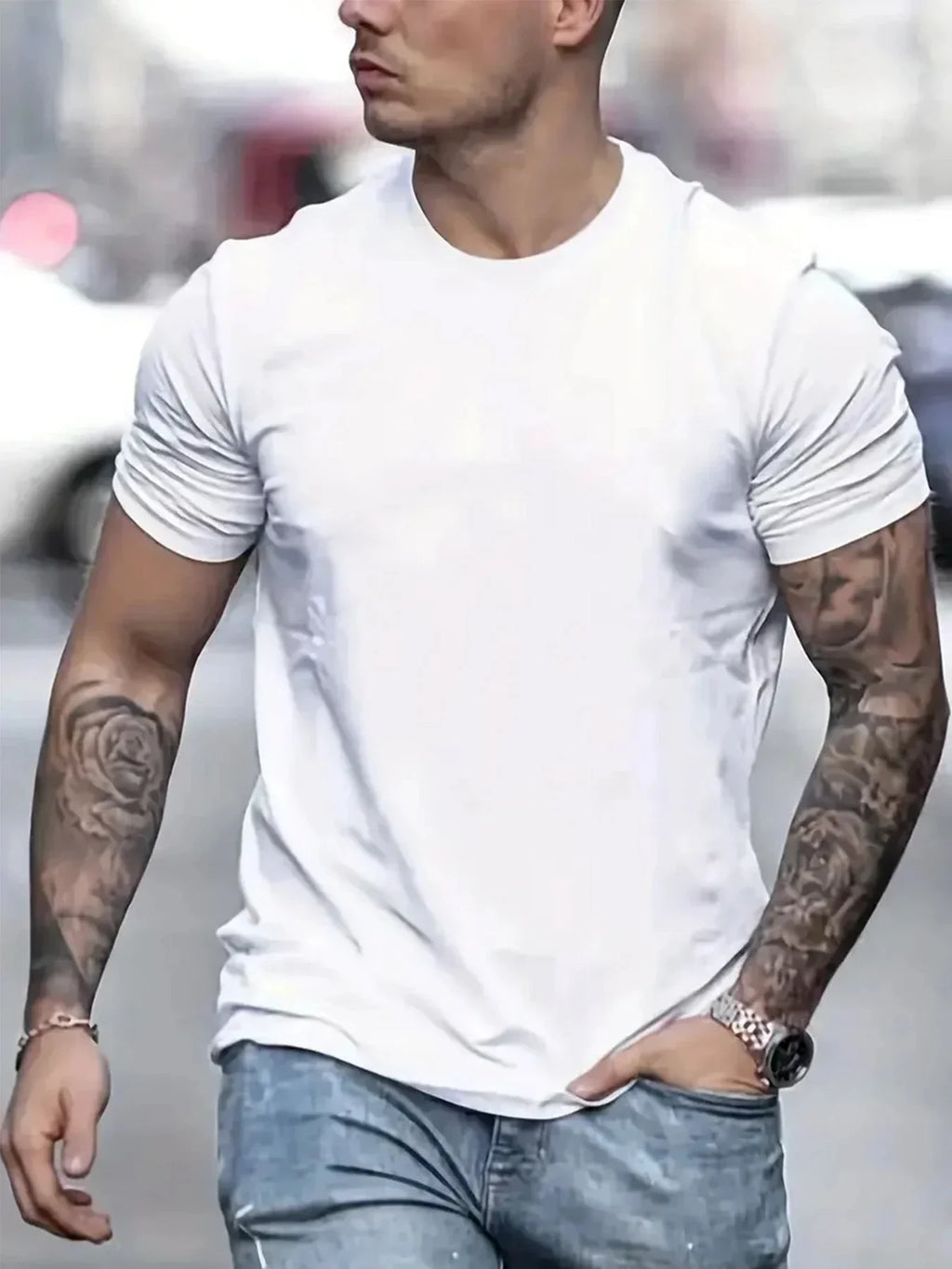 Mandotos Cotton T Shirts Pack Of Five Short Sleeve