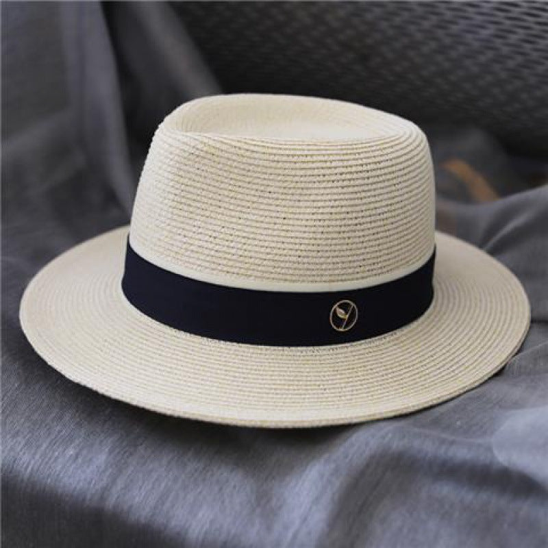 Sun-Proof Beach Straw Men's Top Hat