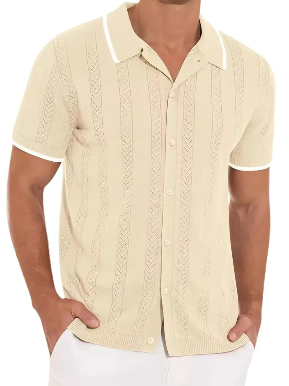 Men's Button Down Short Sleeve Shirt