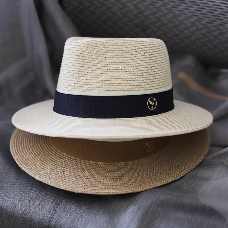 Sun-Proof Beach Straw Men's Top Hat