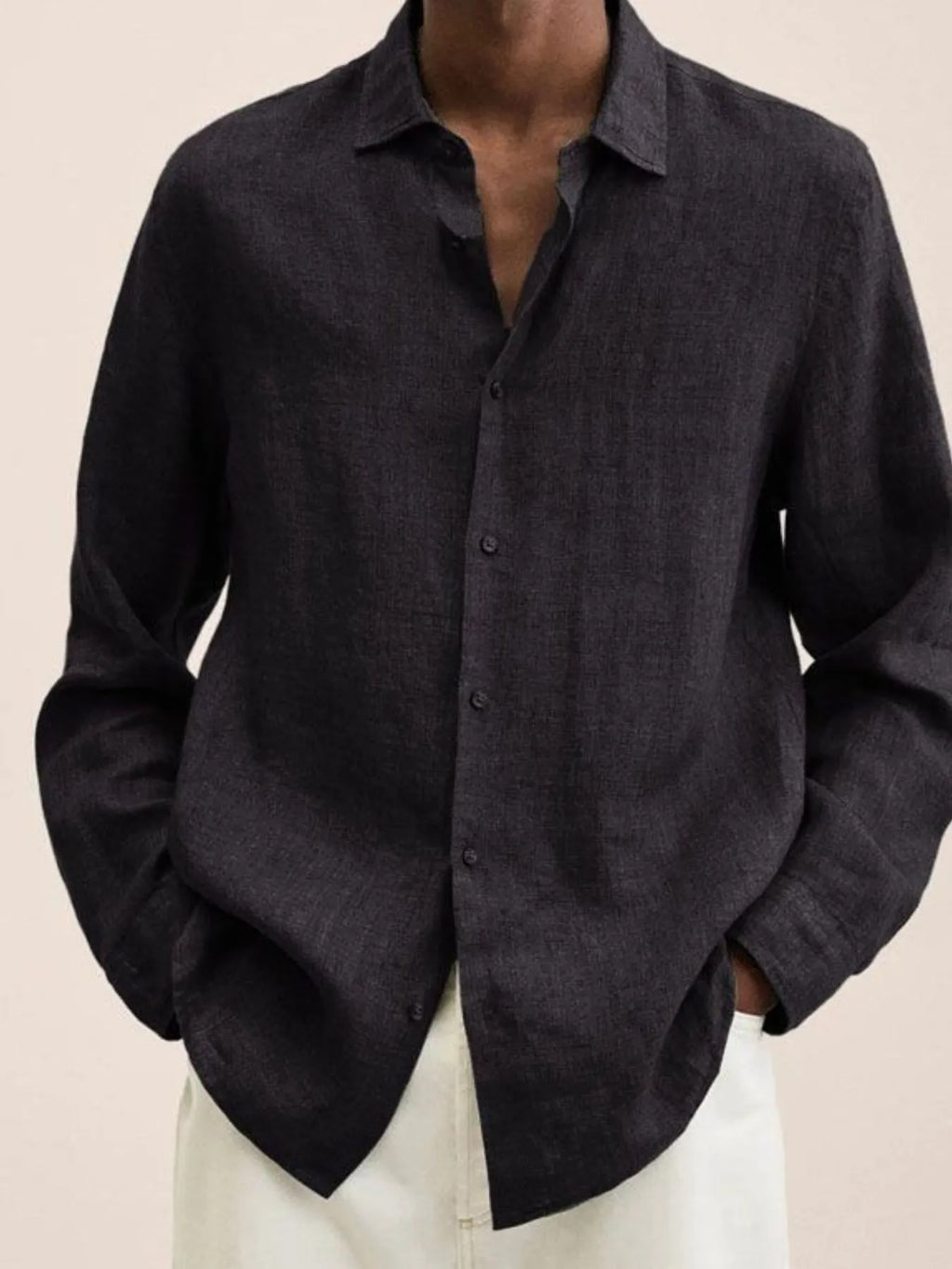 Men's Button-Down Long Sleeve Shirt