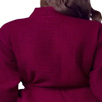 Women's Lightweight Waffle Robe, Quick-Dry Spa Comfort