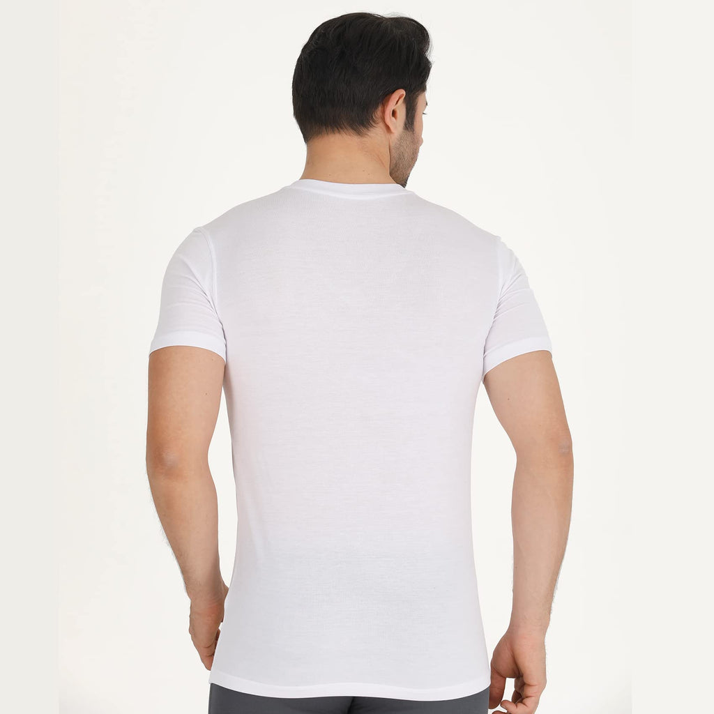 Men's Bamboo V-Neck Undershirt (3 Pack)