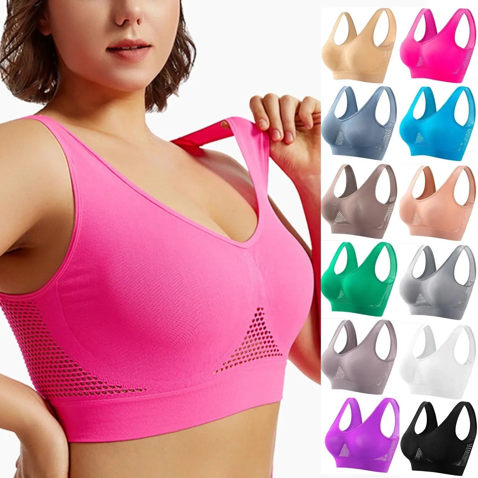 High-strength Anti-Sag Sports Bra
