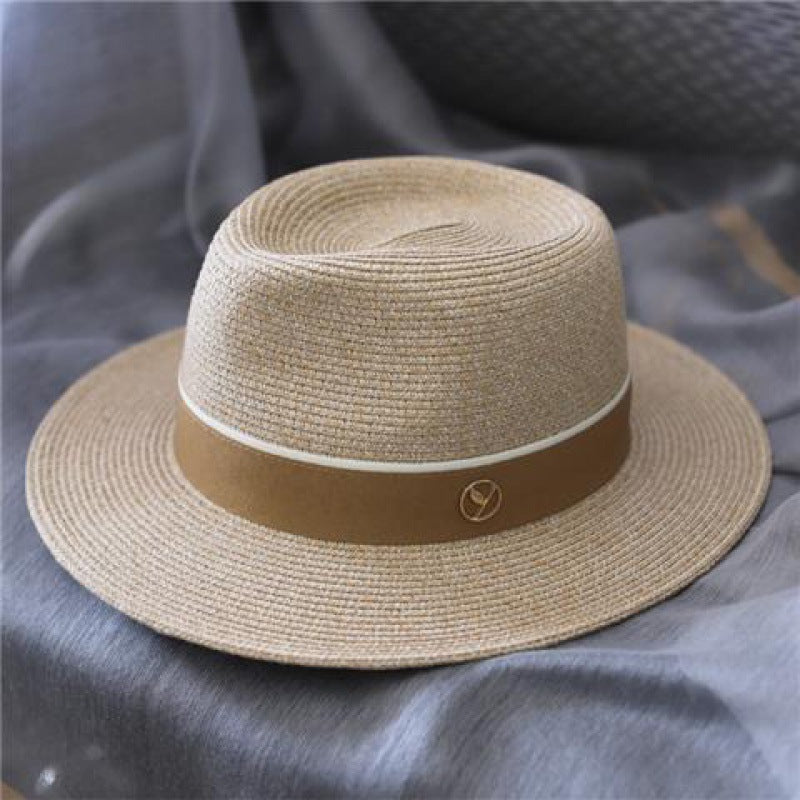 Sun-Proof Beach Straw Men's Top Hat