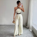 Women's Fashionable Wave Lace Jumpsuit