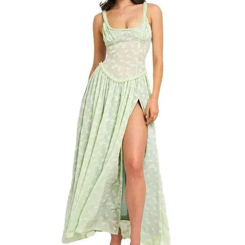 Chic Lace V-Neck Sundress