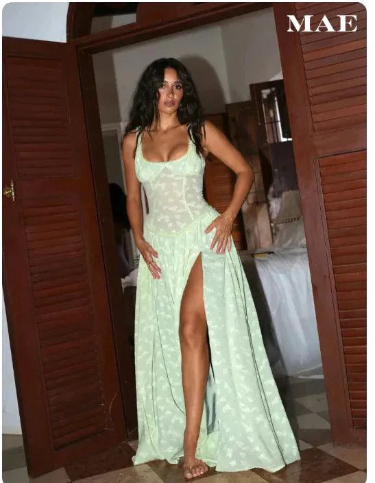 Chic Lace V-Neck Sundress
