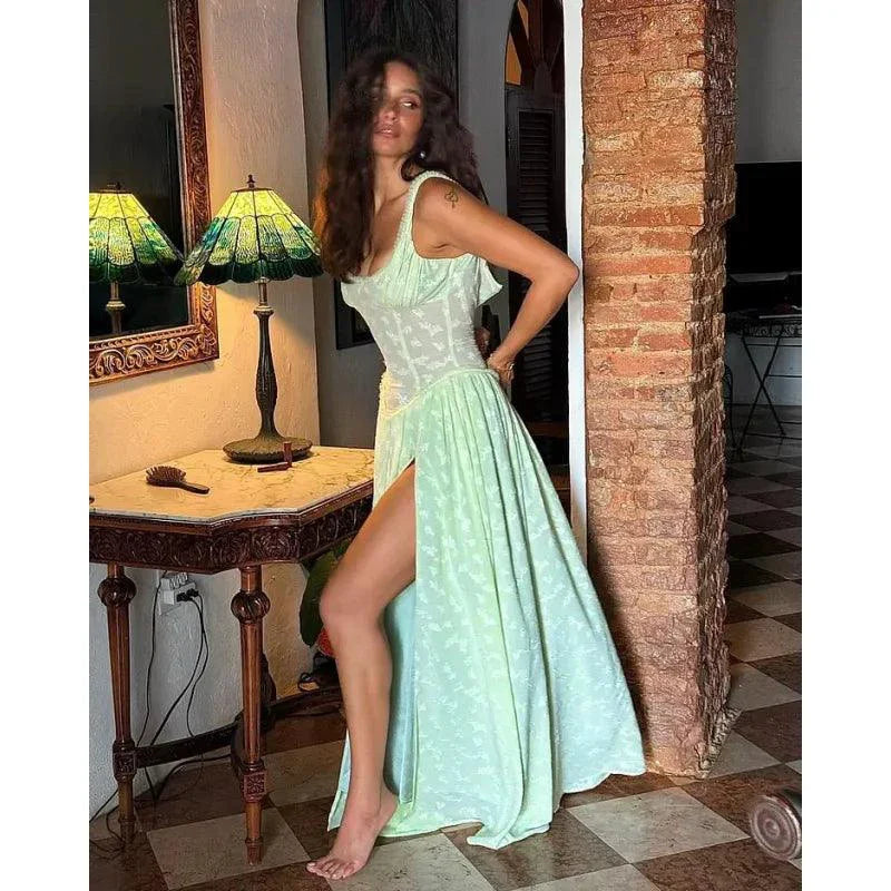 Chic Lace V-Neck Sundress