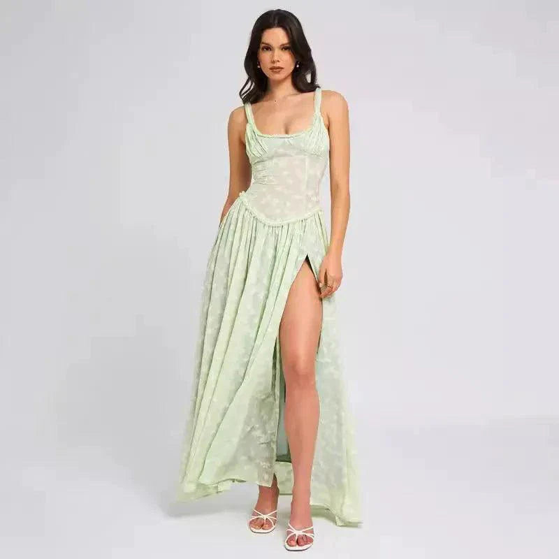 Chic Lace V-Neck Sundress