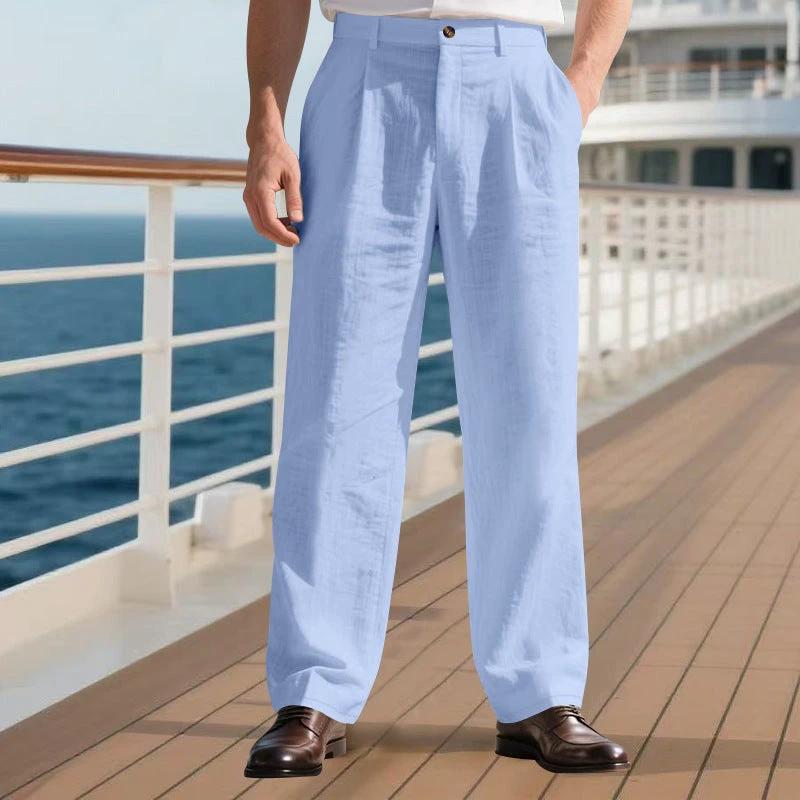 Men's Loose Straight Business Pants