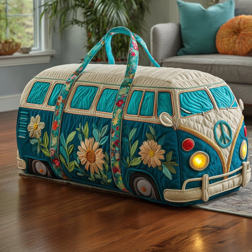 Quilted Embroidery Travel Bag