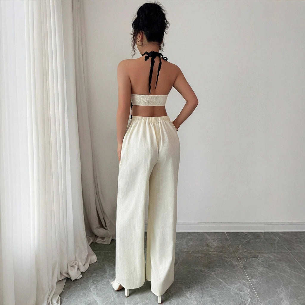 Women's Fashionable Wave Lace Jumpsuit