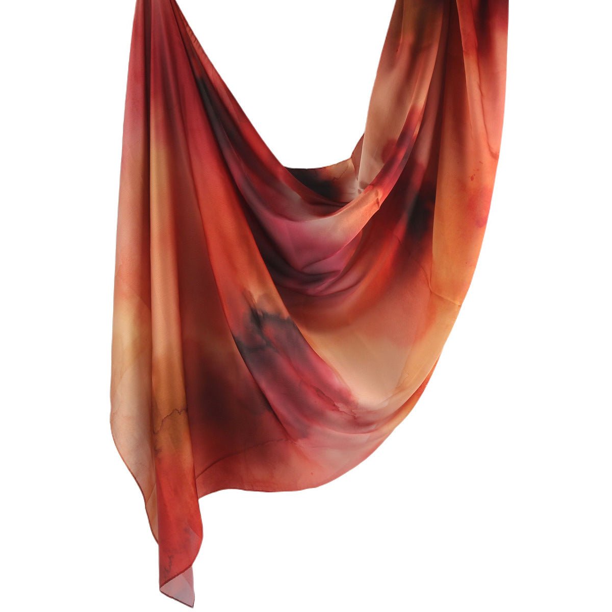 Elegant Satin Marble Print Hijab
