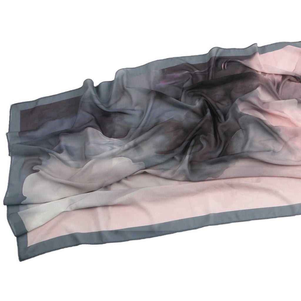 Elegant Printed Chiffon Bohemian Style Hijab Scarf Breathable Sun Protection
