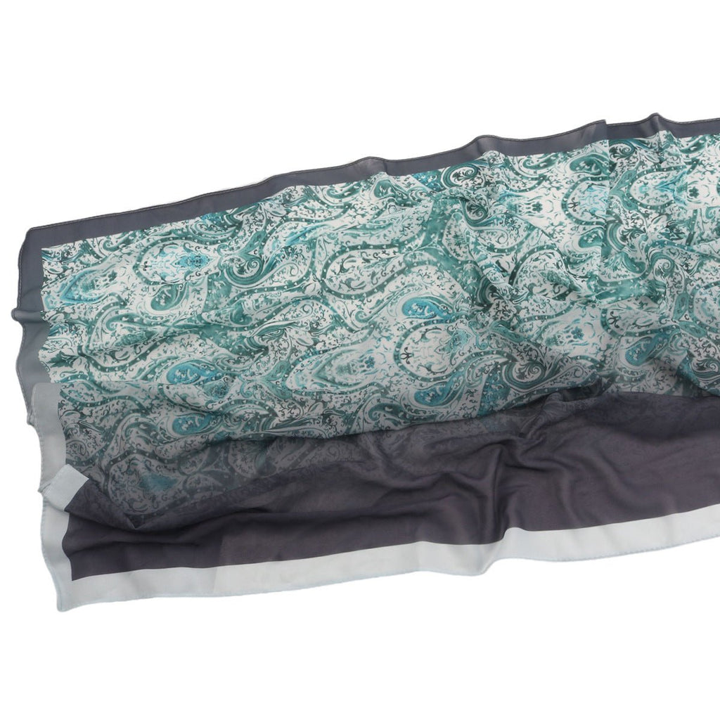 Elegant Printed Chiffon Bohemian Style Hijab Scarf Breathable Sun Protection