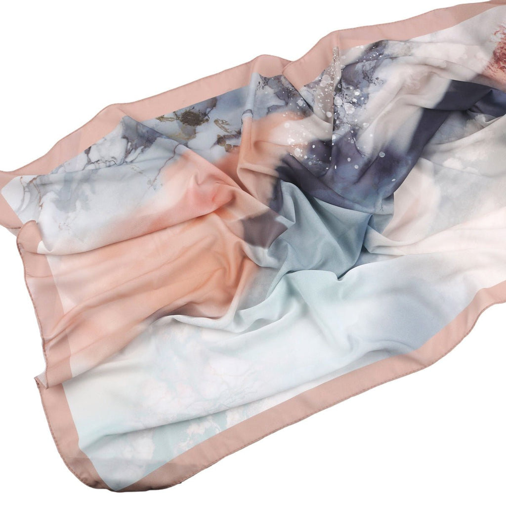 Elegant Printed Chiffon Bohemian Style Hijab Scarf Breathable Sun Protection