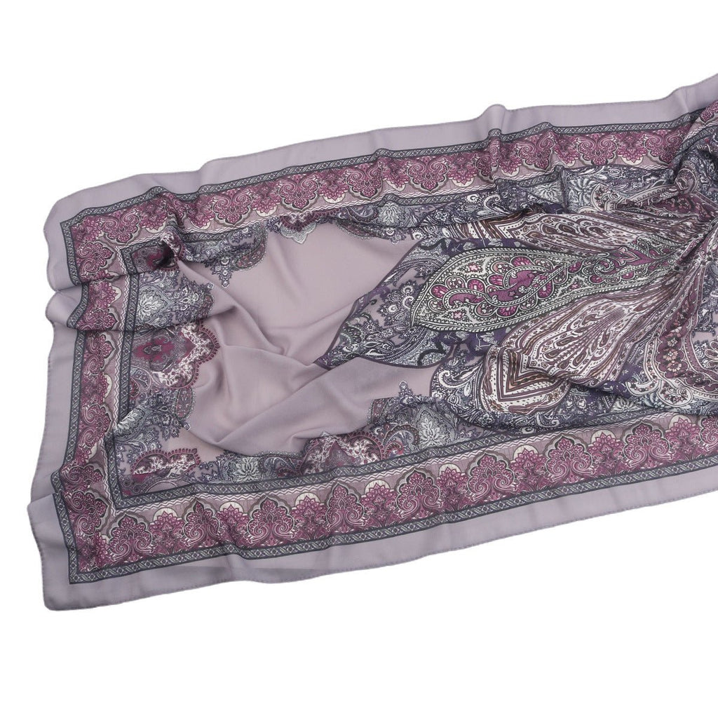 Elegant Printed Chiffon Bohemian Style Hijab Scarf Breathable Sun Protection