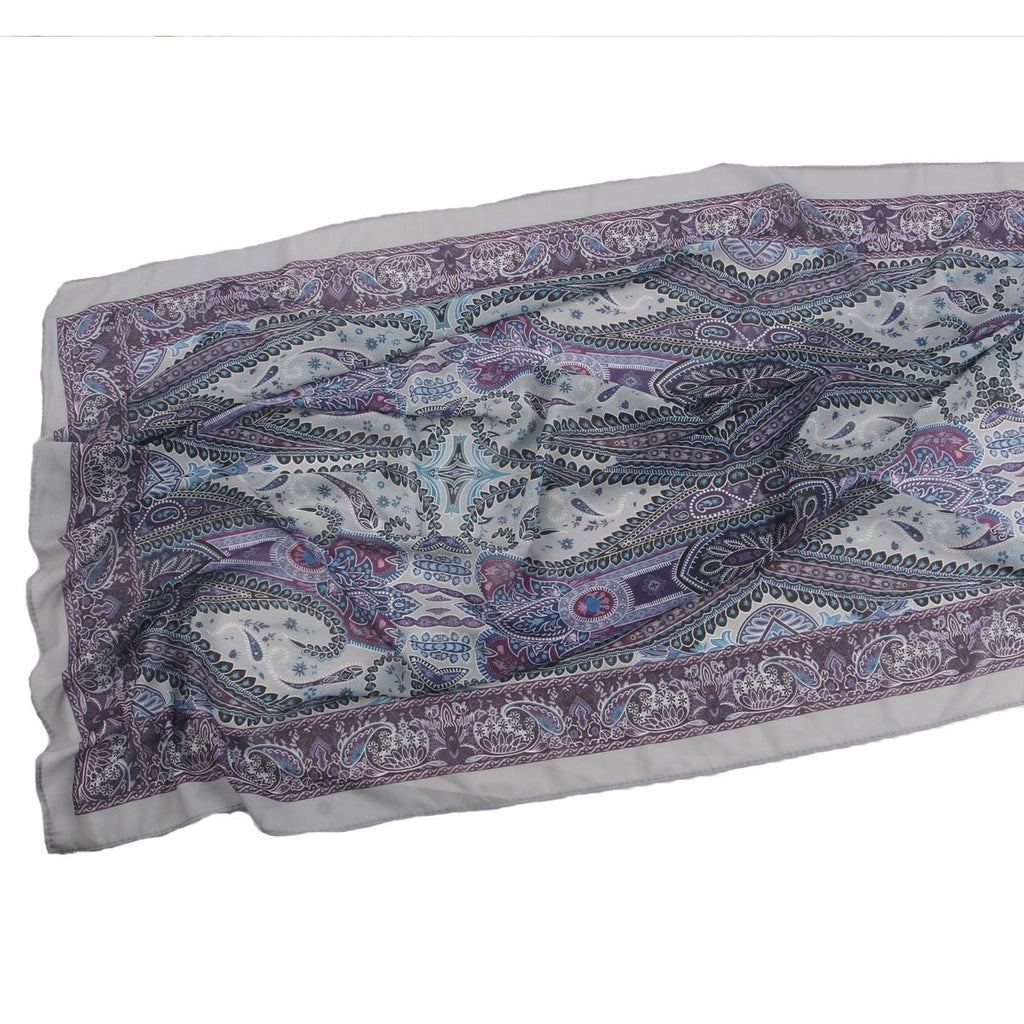Elegant Printed Chiffon Bohemian Style Hijab Scarf Breathable Sun Protection